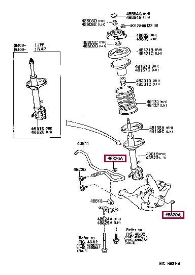 Чаша холостого ходу, балка осі   90179-10183   TOYOTA