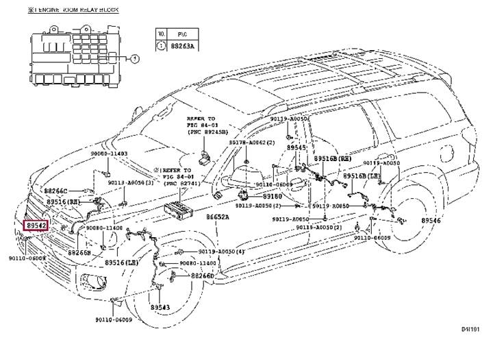 Датчик, частота вращения колеса   89542-0C020   TOYOTA