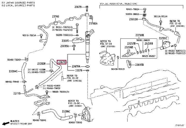 Форсунка   23670-09430   TOYOTA