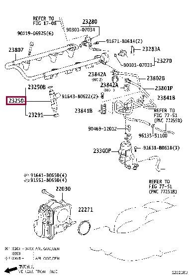 Клапанная форсунка   23209-39075   TOYOTA