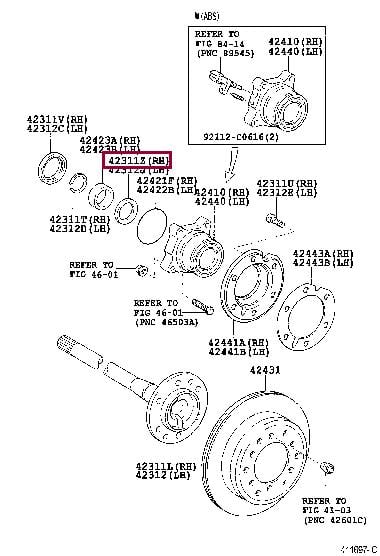 Комплект подшипника ступицы колеса   9020844001   TOYOTA