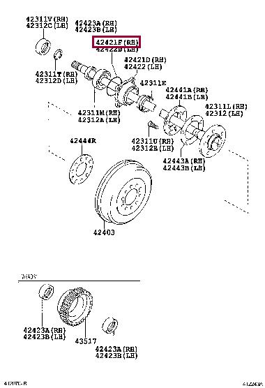 Комплект подшипника ступицы колеса   90301-T0016   TOYOTA