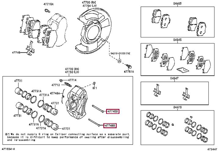 Комплектующие, колодки дискового тормоза   90240-06024   TOYOTA