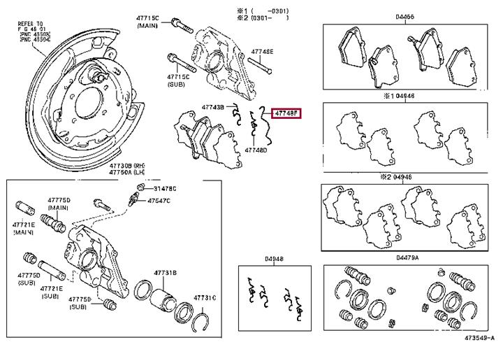 Комплектующие, колодки дискового тормоза   9046812025   TOYOTA