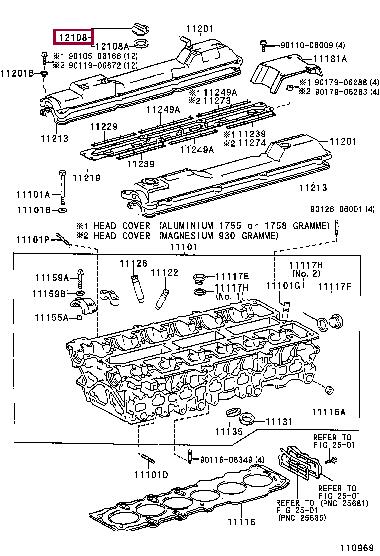 Запірний механізм, оливоналивний патрубок   12180-46031   TOYOTA