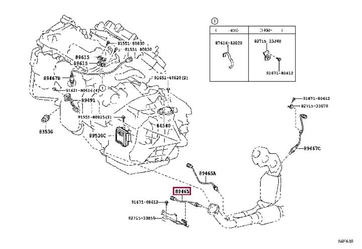 Кисневий датчик   89465 33360   TOYOTA