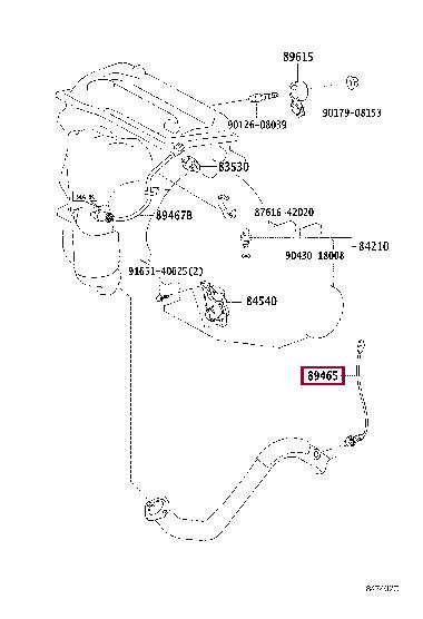 Лямбда-зонд   89465 42170   TOYOTA