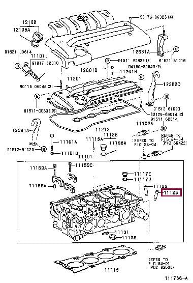 Напрямна клапана   11126-20020   TOYOTA