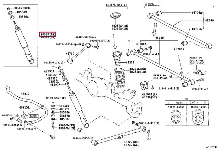 Верхня опора, стійка амортизатора   48530-69365   TOYOTA