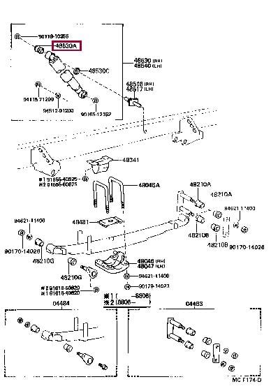 Опора, амортизатор, TOYOTA 90385-16010 Опора, амортизатор, TOYOTA 90385-16010