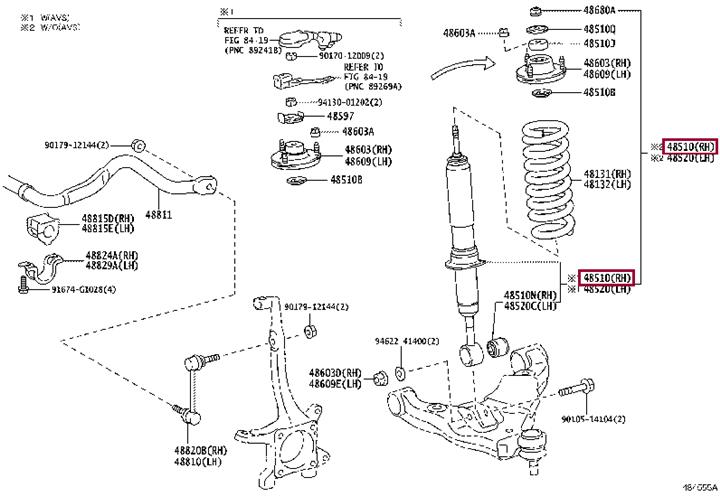 Подвеска, рычаг независимой подвески колеса   4851080873   TOYOTA