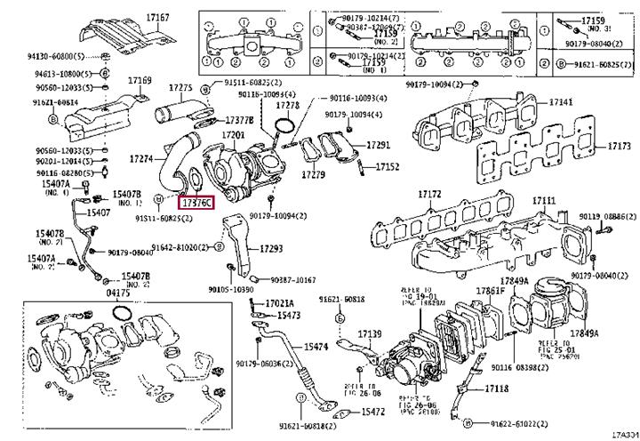 Ущільнення, компресор   1737617010   TOYOTA