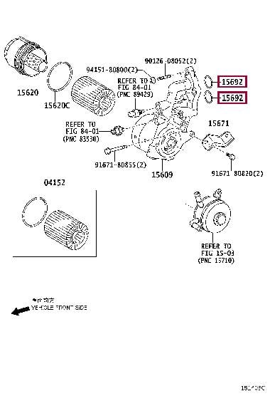 Прокладка, масляный насос   96722-24030   TOYOTA