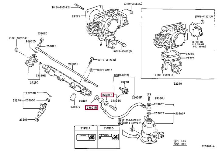 Прокладка, топливопровод   23279-74010   TOYOTA