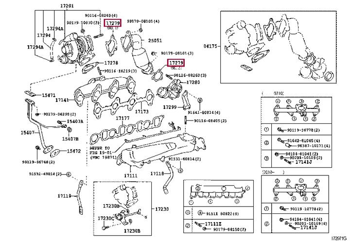 Прокладка, труба выхлопного газа   1727930020   TOYOTA