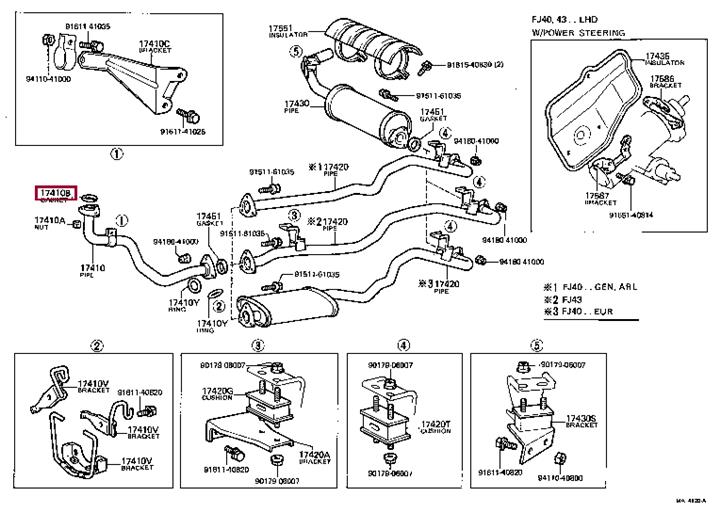 Прокладка, труба выхлопного газа   90917-06056   TOYOTA