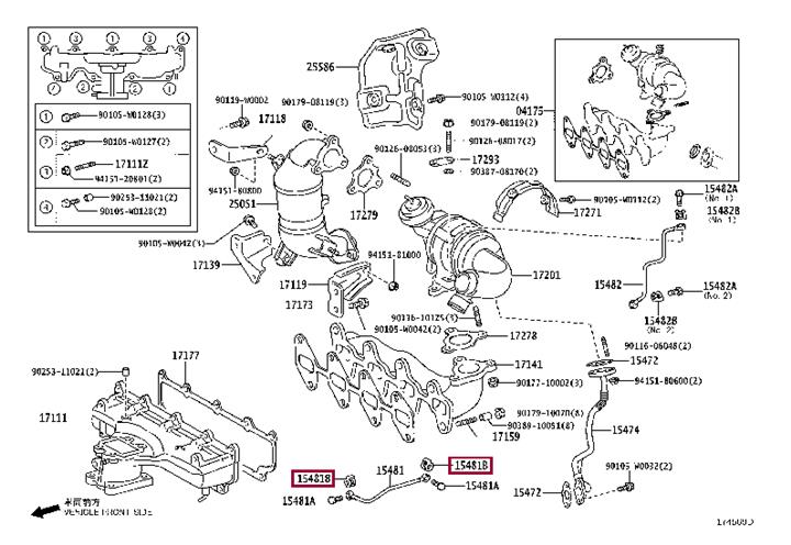 Ущільнення, отвір для подачі оливи (компресор)   90430-12037   TOYOTA