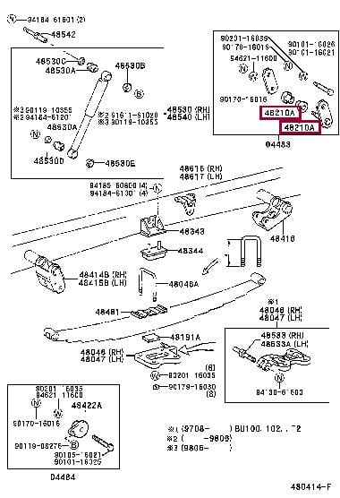 Ремонтний комплект, опорний підшипник амортизатора   90385-23002   TOYOTA