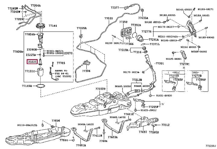 Паливний насос   2322050271   TOYOTA