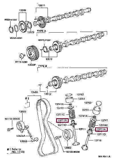 Уплотнительное кольцо, стержень клапана   90913-02088   TOYOTA