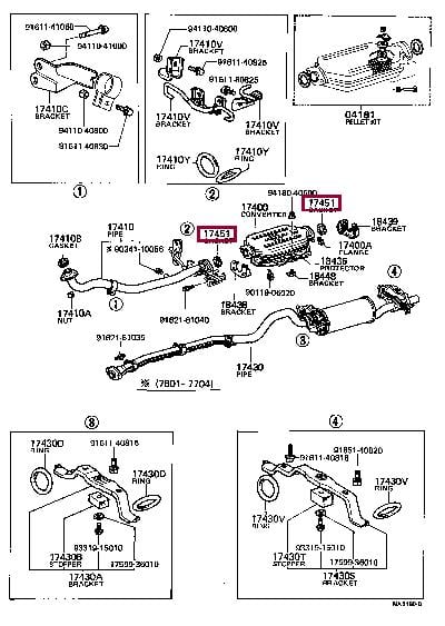 Кришка, вихлопна труба   9091706046   TOYOTA