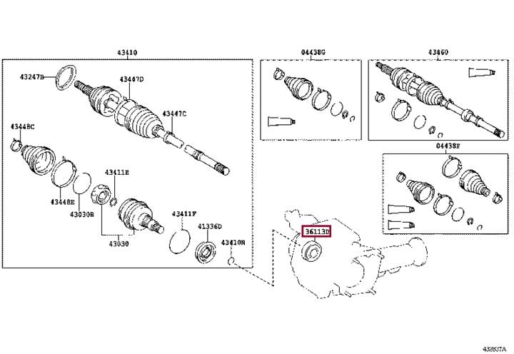 Уплотнительное кольцо вала, приводной вал   90311-34021   TOYOTA