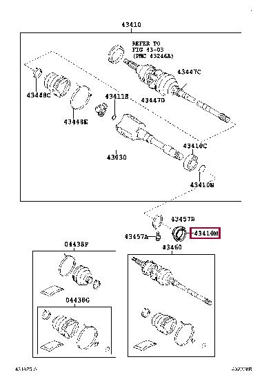 Уплотнительное кольцо вала, приводной вал   90311-35030   TOYOTA