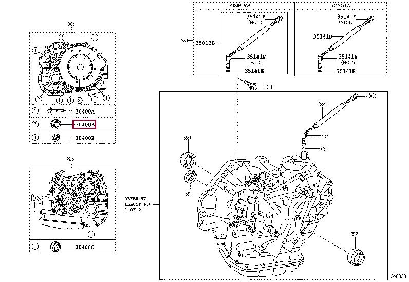 Уплотнительное кольцо вала, приводной вал   90311-35069   TOYOTA