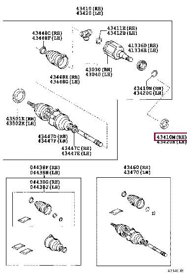 Уплотнительное кольцо вала, приводной вал   90311-47026   TOYOTA