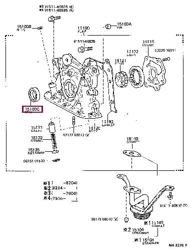 Ущільнювальне кільце вала, колінчатий вал   9031132020   TOYOTA