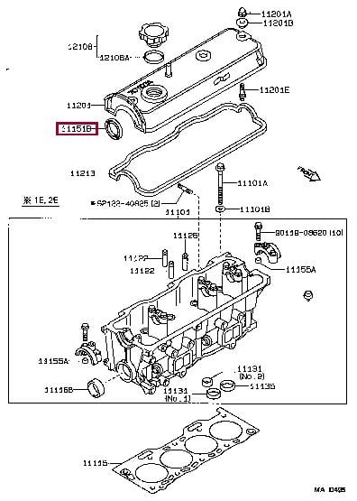 Ущільнювальне кільце вала, колінчатий вал   9031135035   TOYOTA