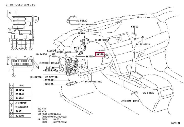 Перемикач стоп-сигналу   8434069015   TOYOTA