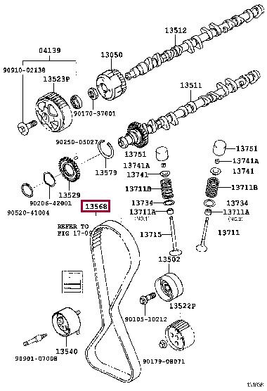 Зубчатый ремень   1356879235   TOYOTA