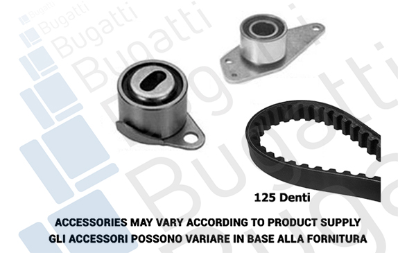 Комплект зубчастих ременів   BKCD0061   BUGATTI