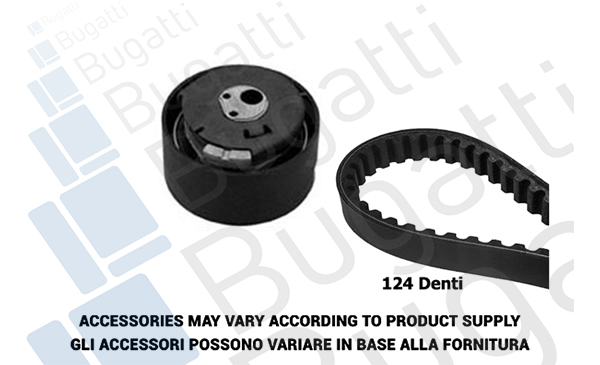 Комплект зубчастих ременів   BKCD0100   BUGATTI
