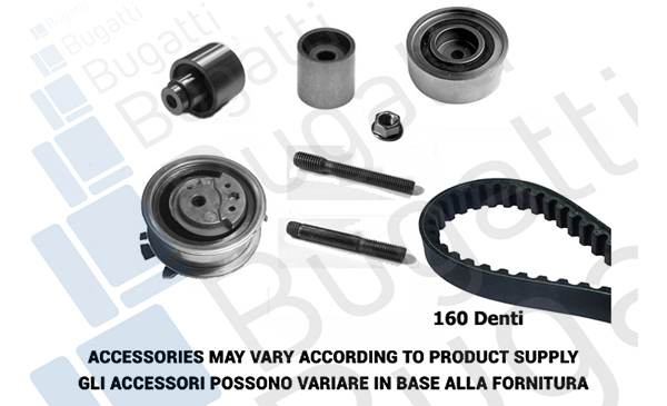 Комплект зубчастих ременів   BKCD0329   BUGATTI