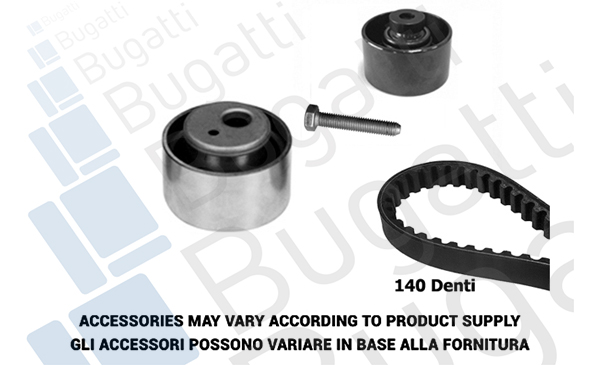 Комплект зубчастих ременів   BKCD0358   BUGATTI