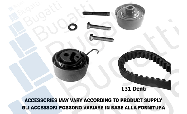 Комплект зубчастих ременів   BKCD0621   BUGATTI