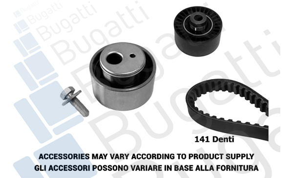 Комплект зубчастих ременів   BKCD0746   BUGATTI