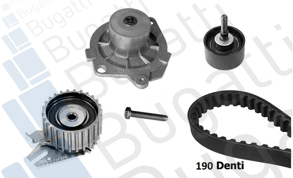 Водяний насос + зубчастий ремінь, BUGATTI KBU5013E Водяний насос + зубчастий ремінь, BUGATTI KBU5013E