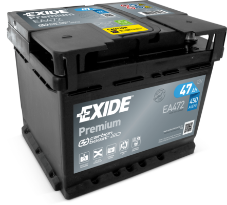 Стартерная аккумуляторная батарея   EA472   EXIDE