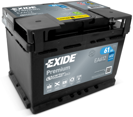 Стартерная аккумуляторная батарея   EA612   EXIDE