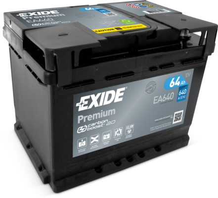 Стартерная аккумуляторная батарея   EA640   EXIDE