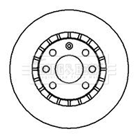 Гальмівний диск   BBD4904   BORG & BECK