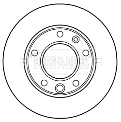 Тормозной диск   BBD5134   BORG & BECK