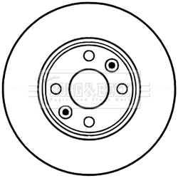 Тормозной диск   BBD5226   BORG & BECK