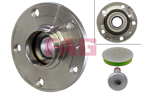 Комплект подшипника ступицы колеса   713 6110 00   FAG