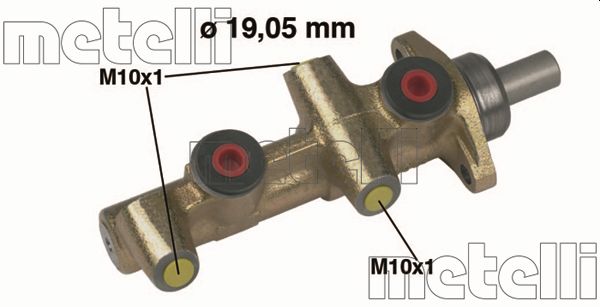 Главный тормозной цилиндр   05-0138   METELLI