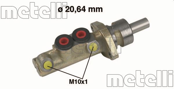 Главный тормозной цилиндр   05-0156   METELLI