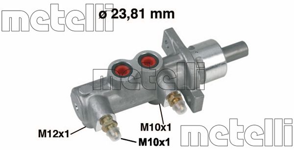 Главный тормозной цилиндр   05-0165   METELLI